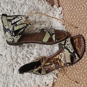 Sam Edelman Snakeskin Sandals